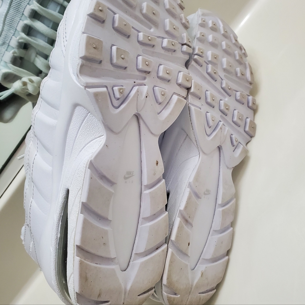 NIKE Air Max 95 GS White Vast Grey - Picture 11 of 13